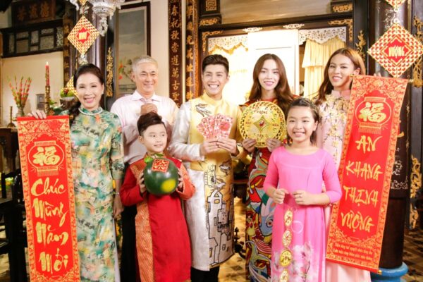 Lunar New Year reunion with family