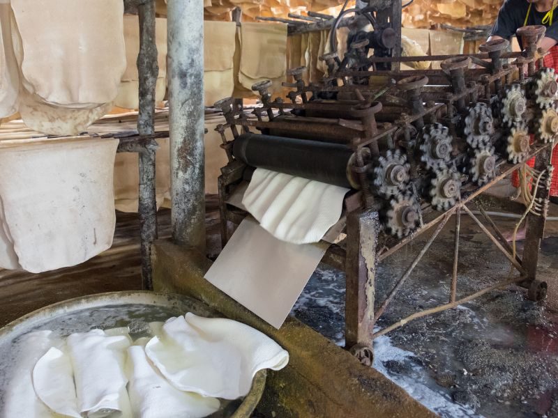 RSS 3 Rubber Production Process